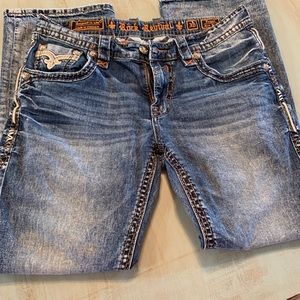 Men’s rock revival jeans size 36 x 32
